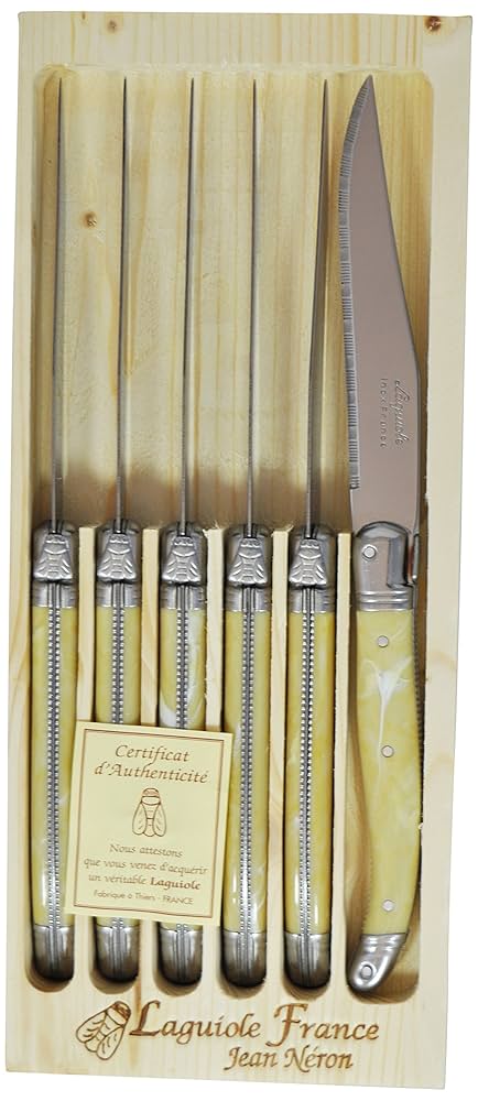 Laguiole Production ナイフセット　6本 Amazon.co.jp: Laguiole ステーキナイフ6本セット ABS製